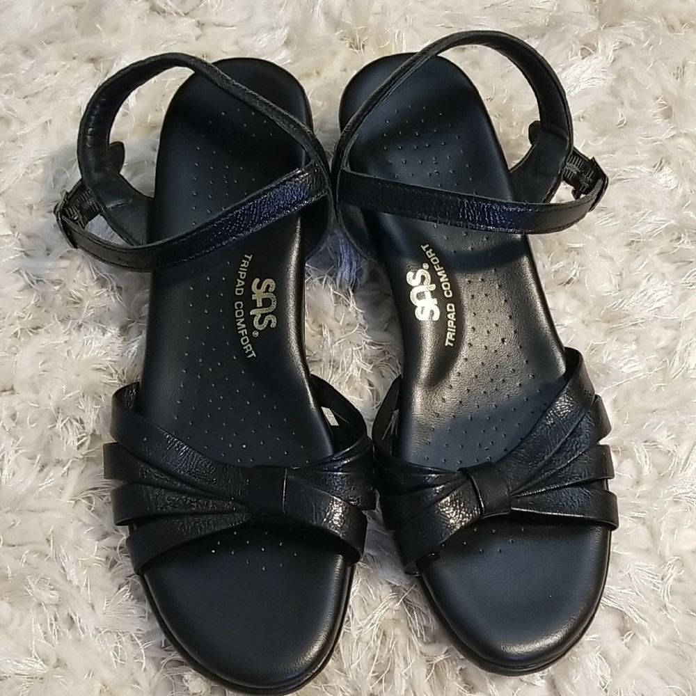 SAS Women's Black Sandals
